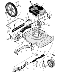 Part Location Diagram of F-020462L Murray Instruction Book